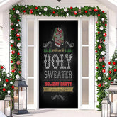 Aperturee - Ugly Sweater Holiday Party Christmas Door Cover